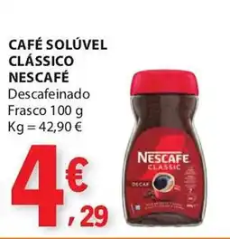 E.Leclerc Café solúvel clássico nescafé promoção