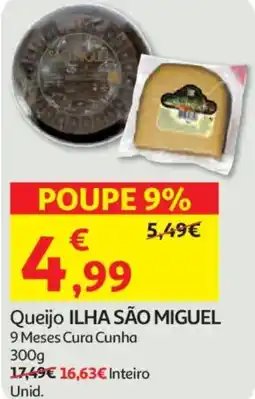 Auchan Queijo ILHA SÃO MIGUEL promoção