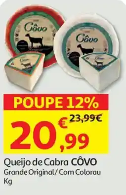 Auchan Queijo de Cabra CÔVO promoção