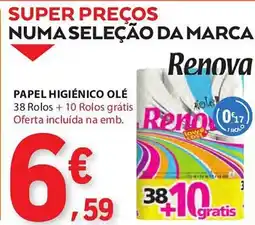 E.Leclerc Papel higiénico olé renova promoção