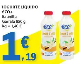 E.Leclerc Iogurte líquido €co+ promoção