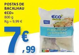 E.Leclerc Postas de bacalhau €co+ promoção