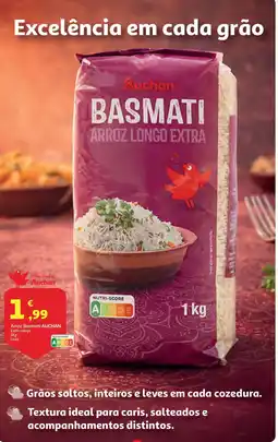 Auchan Arroz Basmati AUCHAN promoção