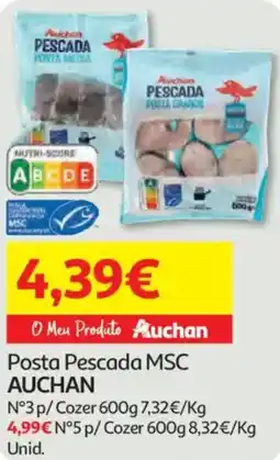 Auchan Posta Pescada MSC AUCHAN promoção