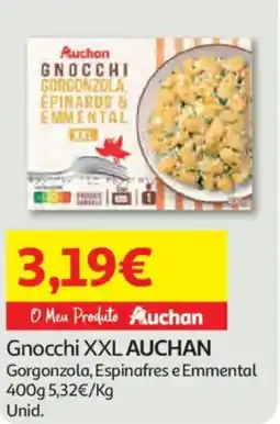 Auchan Gnocchi XXL AUCHAN Gorgonzola, Espinafres e Emmental promoção