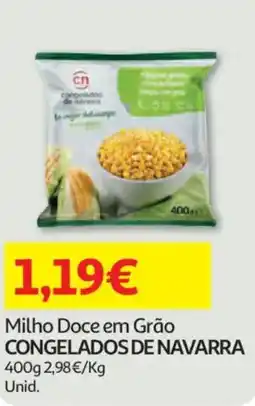Auchan Milho Doce em Grão CONGELADOS DE NAVARRA promoção