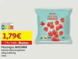 Auchan Morangos AUCHAN promoção