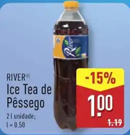 ALDI RIVER Ice Tea de Pêssego promoção