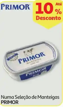Auchan Numa Seleção de Manteigas PRIMOR promoção