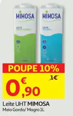 Auchan Leite UHT MIMOSA promoção