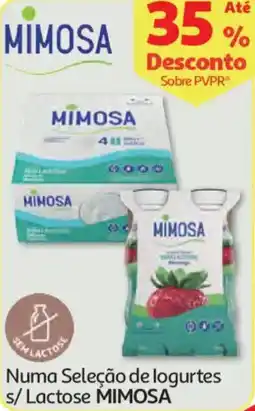 Auchan Numa Seleção de logurtes s/Lactose MIMOSA promoção