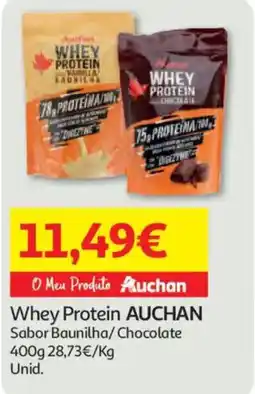 Auchan Whey Protein AUCHAN promoção