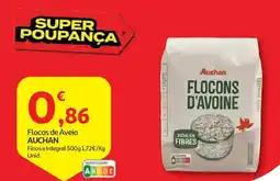 Auchan Flocos de Aveia AUCHAN promoção