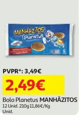 Auchan Bolo Planetus MANHÃZITOS promoção