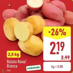 ALDI Batata Roxa/ Branca promoção