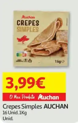 Auchan Crepes Simples AUCHAN promoção