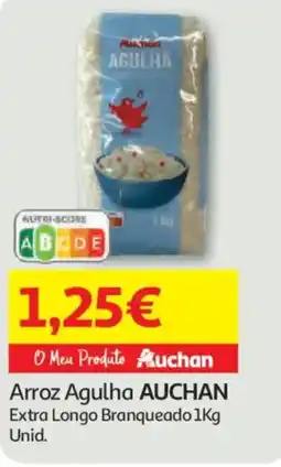 Auchan Arroz Agulha AUCHAN promoção