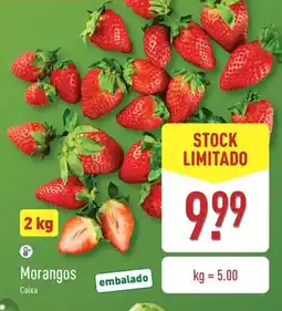 ALDI Morangos promoção