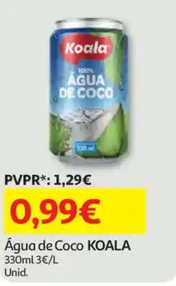 Auchan Água de Coco KOALA promoção