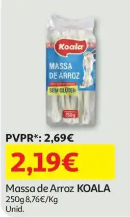 Auchan Massa de Arroz KOALA promoção