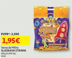 Auchan Varas de Milho SLADKAYA STRANA promoção