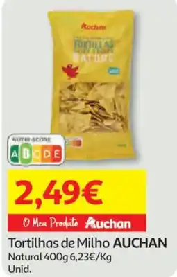 Auchan Tortilhas de Milho AUCHAN promoção
