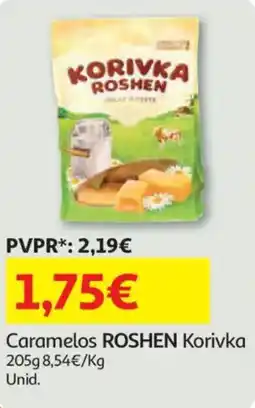 Auchan Caramelos ROSHEN Korivka promoção