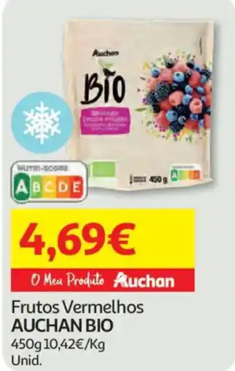Auchan Frutos Vermelhos AUCHAN BIO promoção