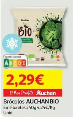 Auchan Brócolos AUCHAN BIO Em Floretes promoção