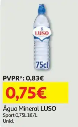 Auchan Água Mineral LUSO Sport promoção