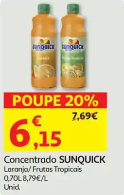 Auchan Concentrado SUNQUICK promoção