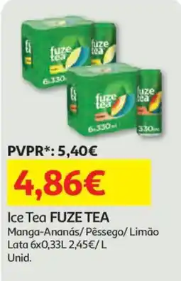Auchan Ice Tea FUZE TEA promoção
