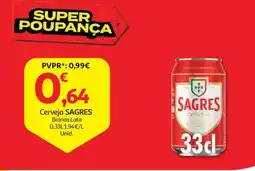 Auchan Cerveja SAGRES promoção