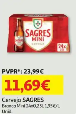Auchan Cerveja SAGRES promoção
