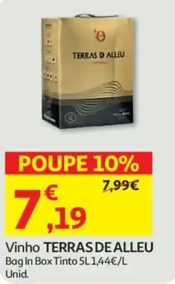 Auchan Vinho TERRAS DE ALLEU promoção