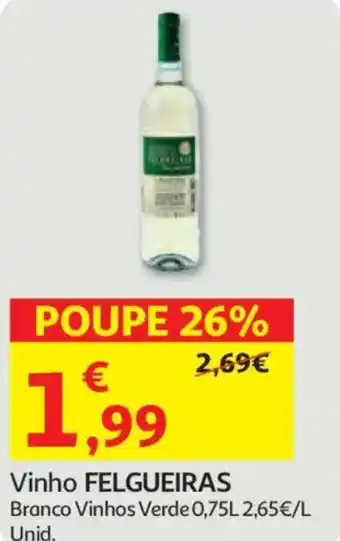 Auchan Vinho FELGUEIRAS promoção