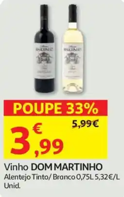 Auchan Vinho DOM MARTINHO promoção