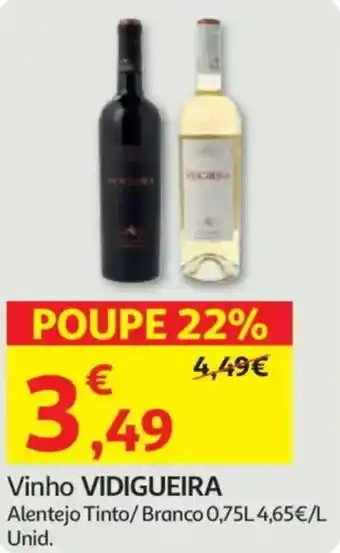 Auchan Vinho VIDIGUEIRA promoção