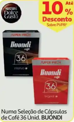 Auchan Numa Seleção de Cápsulas de Café 36 Unid. BUONDI promoção