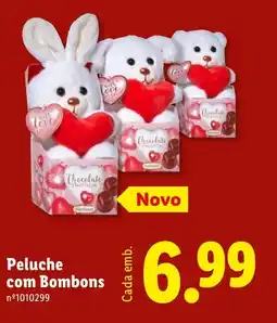 Lidl Peluche com Peluche com Bombons promoção
