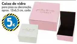 TEDi Caixa de vidro promoção
