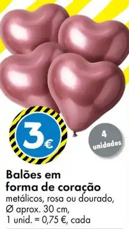 TEDi Balões em forma de coração promoção