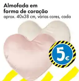 TEDi Almofada em forma de coração promoção