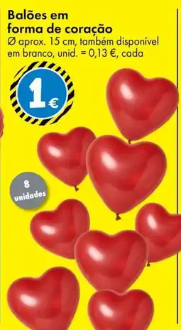 TEDi Balões em forma de coração promoção