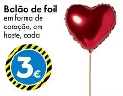TEDi Balão de foil promoção