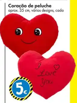TEDi Coração de peluche promoção