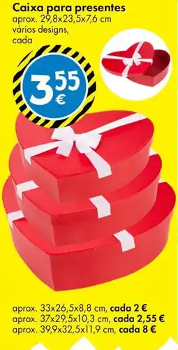 TEDi Caixa para presentes promoção
