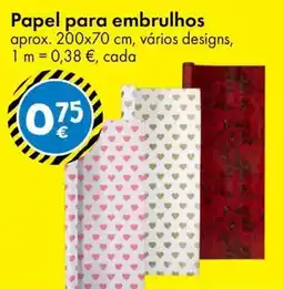 TEDi Papel para embrulhos promoção