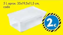 TEDi Caixa de arrumação, aprox. 35x19,5x11,5 cm, promoção