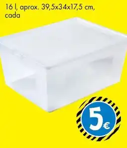 TEDi Caixa de arrumação, aprox. 39,5x34x17,5 cm, cada promoção